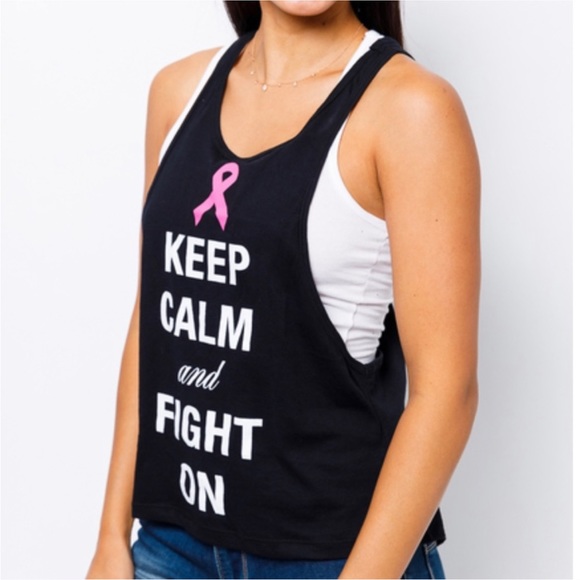 Brest Cancer Awareness Razorback Tank - Picture 2 of 3